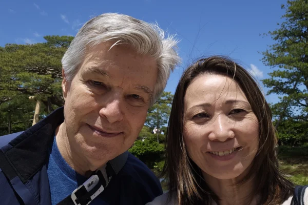 Bill & Kiyoko at Kenroku-en